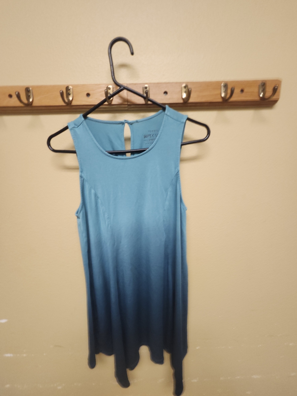 Torrid Super Soft Sleeveless Ombre Maxi Dress Blue Size 0